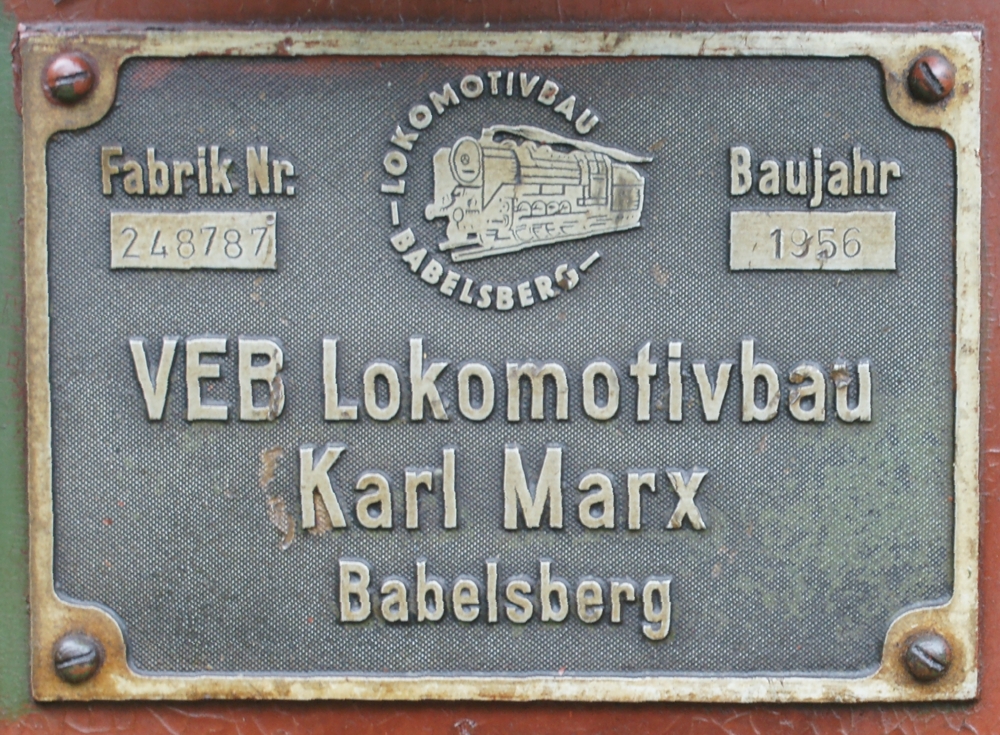 Fabrikschild Lok 6